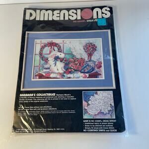 Dimensions No Count Cross Stitch Barbara‘s Collectibles New Unopened Bunny